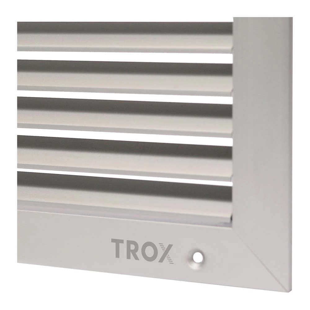 AR-A - GRELHA DE ALETAS FIXAS HORIZONTAIS - ALUMÍNIO 525X425MM | TROX